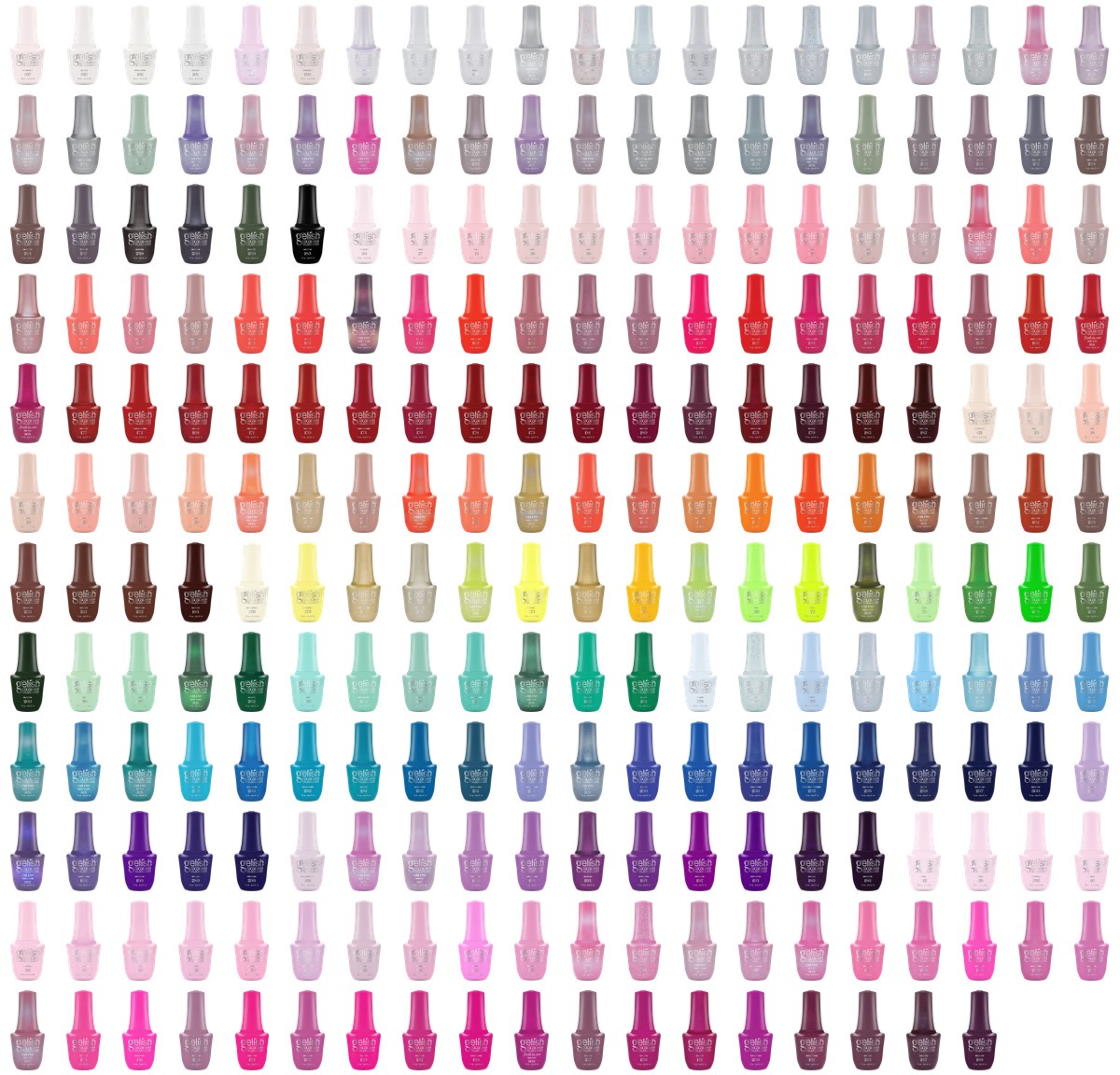 All 240 shades - bottle wall